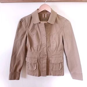 Calson Womens Tan Jacket